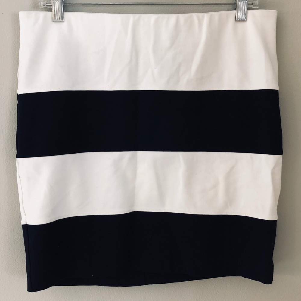 LOFT Ann Taylor Striped Skirt